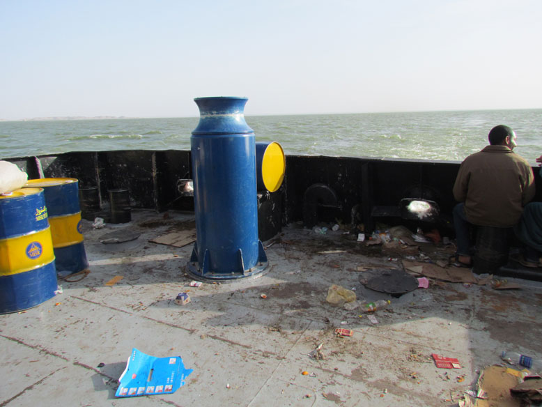 la pulcritud no es el punto fuerte del barco